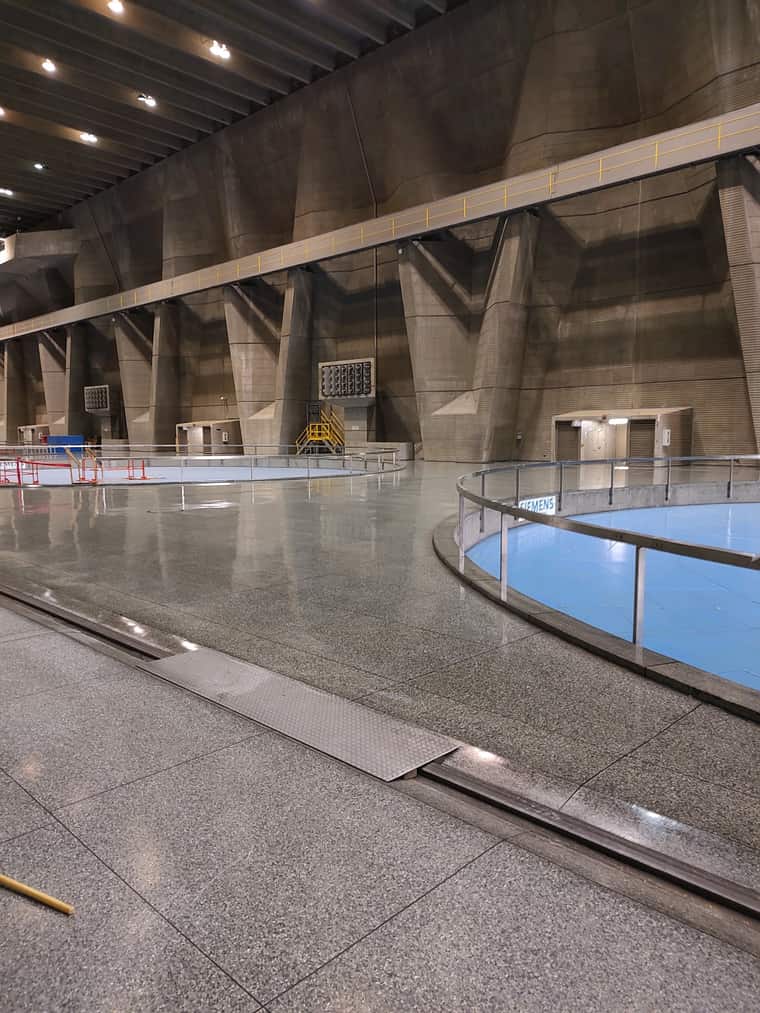 Polished concourse floor maintained by JSD